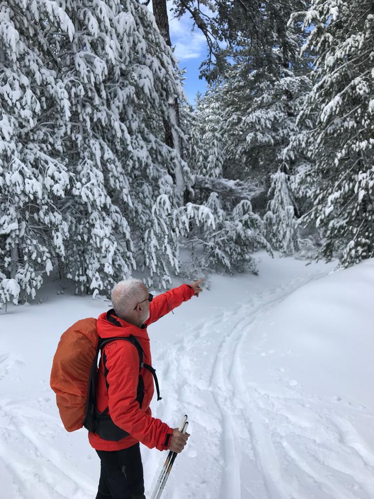 Snowshoeing on Etna - Walking on Snow