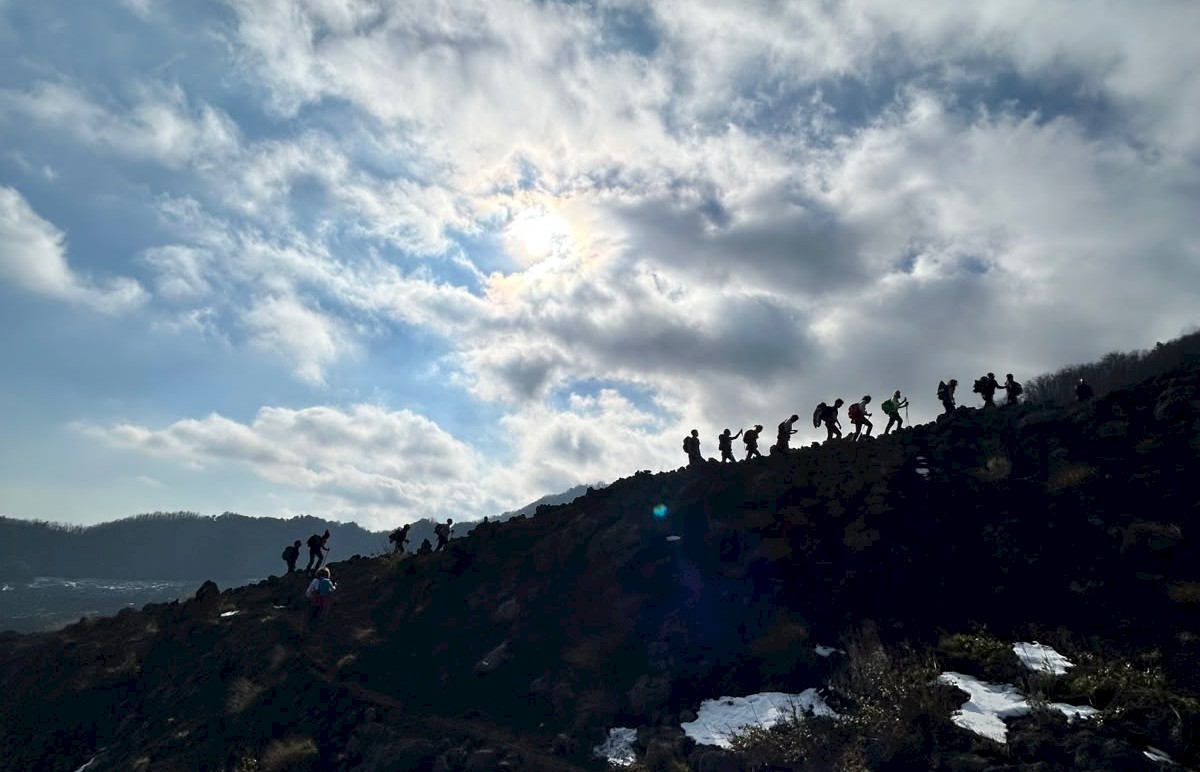 Etna bajo la Luna Llena
